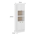 Ver imagem 2 de Torre Quente 2 Fornos Milla Mdf 70cm Carraro