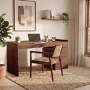 Ver imagem 2 de Escrivaninha Extensível 138cm a 169cm com 03 Gavetas Seringal CabeCasa MadeiraOriginals