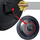 Ver imagem 3 de Relógio de Parede Cinza Tradicional Silencioso 30cm