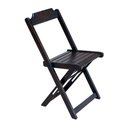 Ver imagem 4 de Kit 2 Jogos de Mesa com 4 Cadeiras de Madeira Dobrável 60x60 Ideal para Bar e Restaurante - Tabaco