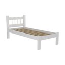 Ver imagem 3 de Cama Solteiro Madeira Maciça com Colchão Incluso Madri Multimóveis CR4161 Branca