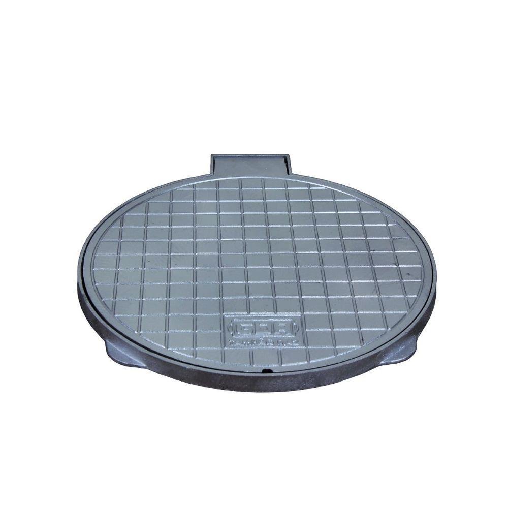 Tampa Tampão de Chão Circular T020 Alumínio Articulado 20cm - 1