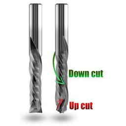 Fresa de Topo 2 Cortes UP-Downcut 4mmX22mm Acm Mdf Revestido CNCFRESAS UPDOWNCUT / UP-DOWNCUT - 3