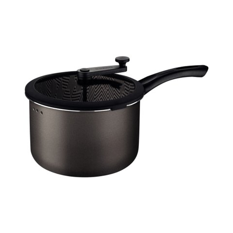 Pipoqueira Paris 22 Cm 4,8 L em Alumínio com Revestimento Antiaderente Starflon Max Grafite Tramonti