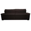 Ver imagem 6 de Sofá Retrátil e Reclinável 2,15m Molas Ensacadas Cama inBox Big Home Bordado 3D Linho Marrom