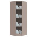 Ver imagem 2 de Guarda Roupa Modulado Canto Oblíquo 1 Porta Requinte+ 100% MDF Cinza/Duna Line/Macadâmia