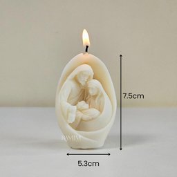 Vela Decorativa Sagrada Família 75g - 3