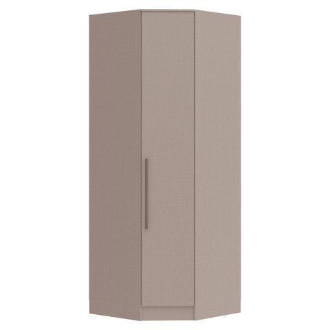Guarda Roupa Modulado Canto Oblíquo 1 Porta Requinte+ 100% MDF Cinza/Duna Line