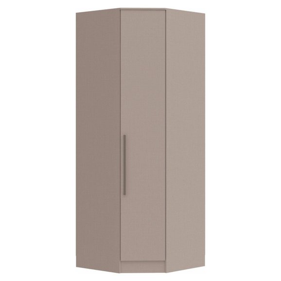 Guarda Roupa Modulado Canto Oblíquo 1 Porta Requinte+ 100% MDF Cinza/Duna Line Guarda Roupa Modulado Canto Oblíquo 1 Porta Requinte+ 100% MDF Cinza/Duna Line