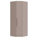 Ver imagem 1 de Guarda Roupa Modulado Canto Oblíquo 1 Porta Requinte+ 100% MDF Cinza/Duna Line