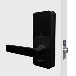 Fechadura Eletrônica Smart Lock Embutida Preta SL100 Papaiz - 4