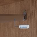 Ver imagem 7 de Guarda Roupa Modulado Canto Reto 1 Porta Requinte+ 100% MDF Marrom/Macadâmia/Branco Line