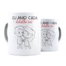 Caneca Romântica Amo Cada Detalhe Seu Presente Casal - 1