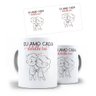 Caneca Romântica Amo Cada Detalhe Seu Presente Casal - 2