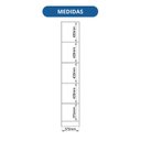 Ver imagem 7 de Guarda Roupa Modulado 1 Porta Requinte + 100% MDF Marrom/Macadâmia/Duna Line