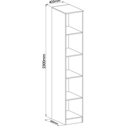 Guarda Roupa Modulado 1 Porta Requinte +  - 4