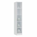 Ver imagem 3 de Guarda Roupa Modulado 1 Porta Requinte + 100% MDF Branco/Line/Duna