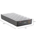 Ver imagem 2 de Colchão Solteiro Mola Superlastic Embrace 30x88x188cm King Koil
