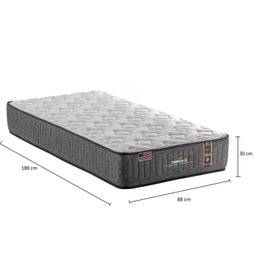 Colchão Solteiro Mola Superlastic Embrace 30x88x188cm King Koil - 2 Colchão Solteiro Mola Superlastic Embrace 30x88x188cm King Koil - 2
