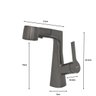 Torneira para Banheiro com Ducha Extensível Articulada Misturador Monocomando - 2