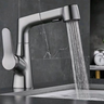 Torneira para Banheiro com Ducha Extensível Articulada Misturador Monocomando - 11