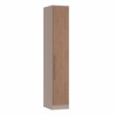 Ver imagem 2 de Guarda Roupa Modulado 1 Porta Requinte + 100% MDF Cinza/Duna Line/Macadâmia