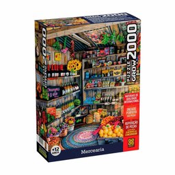 Quebra-cabeça - Puzzle - 2000 Peças - Mercearia - Grow - 1