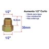 Extensor Aumento Prolongador Curto Rosca 1/2'' Ponto D'água - 2
