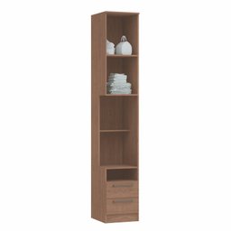 Mesa de Cabeceira Modulada Reto 1 Porta 2 Gavetas Requinte+  - 2