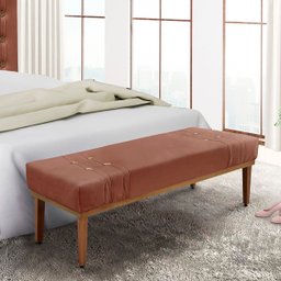 Recamier Santorini Spz 140cm Veludo - Adj Decor - 2