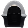 Casinha de Cachorro Cão e Gato Plástica Iglu Número 3 Porte Médio Cinza Furacão Pet N3,0 01550 N3,0  - 3
