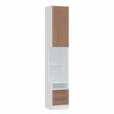 Ver imagem 1 de Mesa de Cabeceira Modulada Reto 1 Porta 2 Gavetas Requinte+ 100% MDF Branco