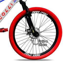 Bicicleta Colli Grau Aro 26 Aço Carbono Freio a Disco com 21 Marchas - 3