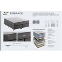 Ver imagem 3 de Colchão King Size Mola Superlastic Embrace 30x193x203cm King Koil Cinza/Branco