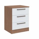 Ver imagem 2 de Mesa de Cabeceira Modulada 3 Gavetas Requinte+ 100% MDF Marrom