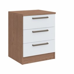 Mesa de Cabeceira Modulada 3 Gavetas Requinte+  - 1