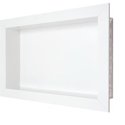 Nicho Porcelanato Diamante 60x30 Cm Branco Liso Cozimax - 1
