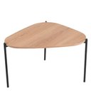 Ver imagem 1 de Mesa de Centro Organica Pe Metal Preto Hanover 28015 Artesano Hanover Preto