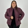 Jaqueta Blue Rose de Nylon Plus Size Feminina G4 Roxo - 1