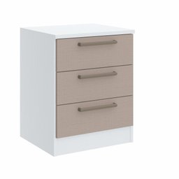 Mesa de Cabeceira Modulada 3 Gavetas Requinte+  - 1