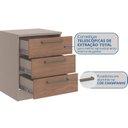 Ver imagem 4 de Mesa de Cabeceira Modulada 3 Gavetas Requinte+ 100% MDF