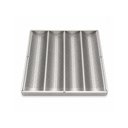 Ver imagem 3 de Mesa Bancada Total Inox 430 8 Níveis Prp-004 Progás + 4 Assadeiras Pão Francês 4 Ondas 35x35 -