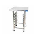 Ver imagem 2 de Mesa Bancada Total Inox 430 8 Níveis Prp-004 Progás + 4 Assadeiras Pão Francês 4 Ondas 35x35 -