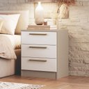 Ver imagem 1 de Mesa de Cabeceira Modulada 3 Gavetas Requinte+ 100% MDF