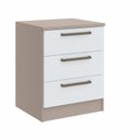 Ver imagem 1 de Mesa de Cabeceira Modulada 3 Gavetas Requinte+ 100% MDF