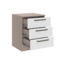 Ver imagem 3 de Mesa de Cabeceira Modulada 3 Gavetas Requinte+ 100% MDF