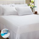 Ver imagem 2 de Protetor de Colchão Algodão Impermeável Kacyumara King 193x203cm