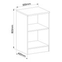 Ver imagem 3 de Cômoda Módulo Inferior 1 Porta Requinte 100% MDF Marrom/Macadâmia/Duna Line