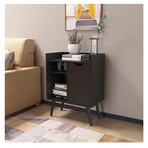 Aparador Multiuso Preto Tecnomobili