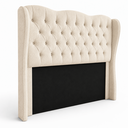 Ver imagem 4 de Cabeceira para Cama Box Casal Queen 1.60 Tecido Boucle:Creme